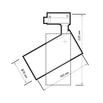 Прожектор светодиодный PTR 0724 Agro White BL