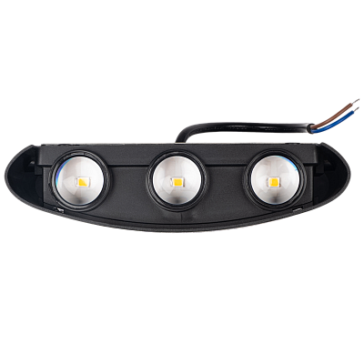 Светильник светодиодный настенный PWL-81170 6W+4W 3000K BL 230V IP54