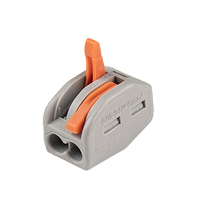 Клемма монтажная СМК PTC-2P 222-412 BL/10 450V 32A 0,08-2,5(4.0)mm2 / 10шт. / Jazzway