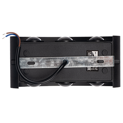 Светильник светодиодный настенный PWL-81170 6W+4W 4000K BL 230V IP54