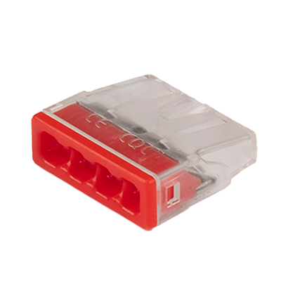 Клемма монтажная СМК PTC-4P 2273-244 450V 32A 0,5-2.5mm2 / 50 шт./ Jazzway 