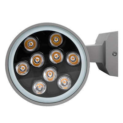 Светильник светодиодный фасадный PWL-245110/30D 2x9w 3000K GR IP65