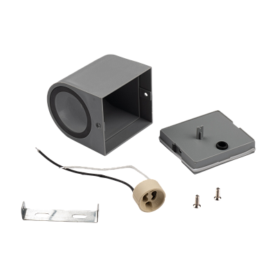 Светильники фасадные PDL-R 72080 GU10 -1 GR 230V IP65