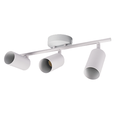 Светильник декоративный под лампу PCL 0403 3xGU10 WH 230V IP20