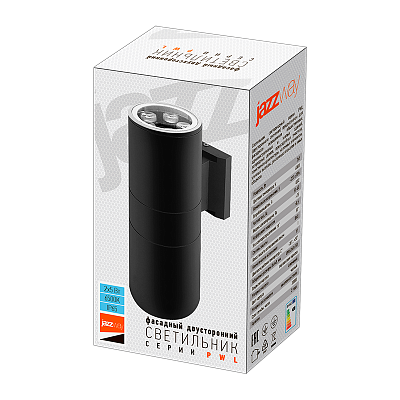 Светильник светодиодный фасадный PWL-26090/30D 2x5w 6500K BL IP65