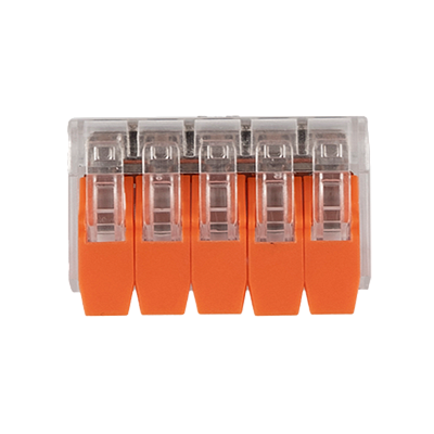 Клемма монтажная СМК PTC-5P 221-415 450V 32A 0,14-4.0mm2 /50 шт./ Jazzway 