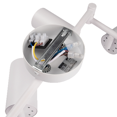 Светильник декоративный под лампу PCL 0606 6xGU10 WH 230V IP20