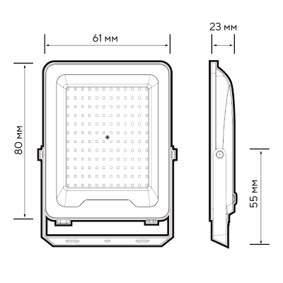 Прожектор светодиодный PFL-V 10W 6500K IP65