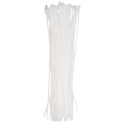 Кабельная стяжка PCT 3,6x350-100WH PA6.6 Jazzway (100 шт/уп) 