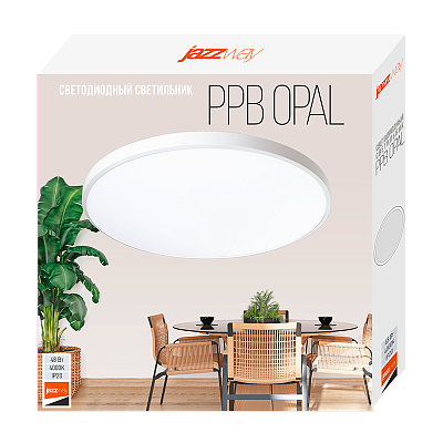 Светильник светодиодный PPB OPAL 48W 4000K WH IP20