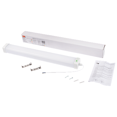 Светильник светодиодный пылевлагозащищенный PWP-C3-E1 600 18w 4000K  с БАП IP6