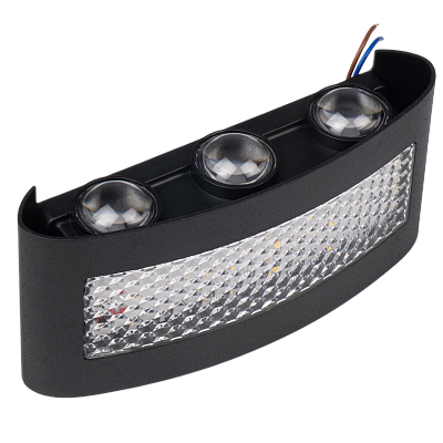 Светильник светодиодный настенный PWL-81170 6W+4W 4000K BL 230V IP54