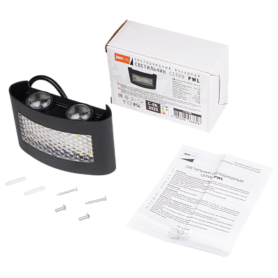 Светильник светодиодный настенный PWL-81130 4W+2W 4000K BL 230V IP54