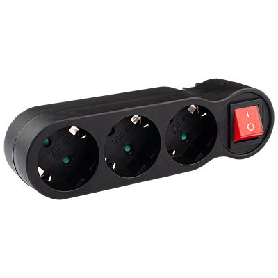 Разветвитель JAZZway AD-3GS-bk