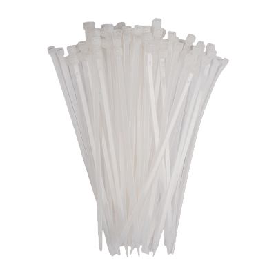 Кабельная стяжка PCT 4,8x180-100WH PA6.6 Jazzway (100 шт/уп)