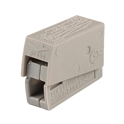 Клемма монтажная СМК PTC-2P 224-101 400V 24A 0,5-2,5 mm2 / 100 шт./ Jazzway