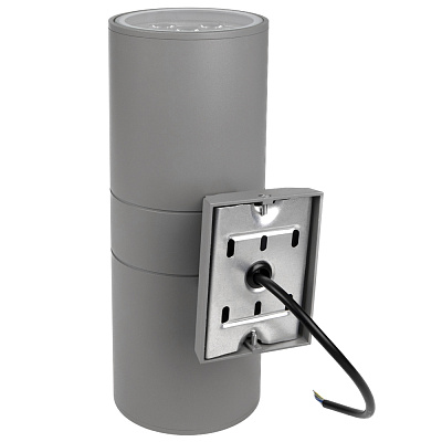 Светильник светодиодный фасадный PWL-245110/30D 2x9w 3000K GR IP65