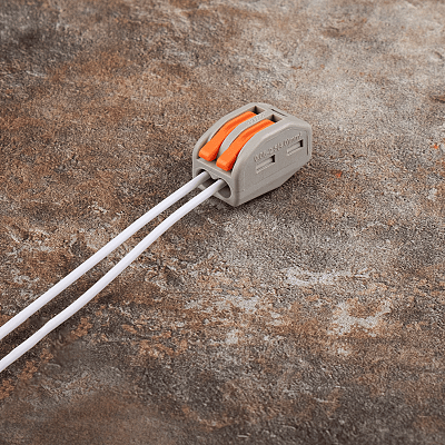 Клемма монтажная СМК PTC-2P 222-412 450V 32A 0,08-2,5(4.0)mm2 /50 шт./ Jazzway