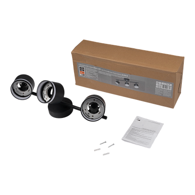 Светильник декоративный под лампу PCL 0703 3xGX53 BL 230V IP20