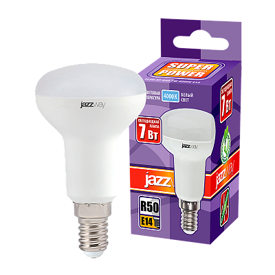 Лампа светодиодная PLED- SP R50 7w 4000K E14 230/50 Jazzway