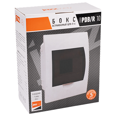 Распределительный бокс PDB/R 1006 WH (ЩРВ-П- 6) IP41