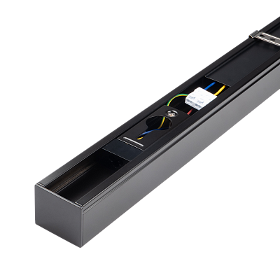 Cветильник накладной PSO-02 50w 4000K BLACK 1500x50 IP40