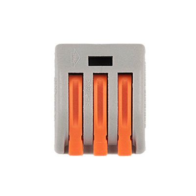 Клемма монтажная СМК PTC-3P 222-413 450V 32A 0,08-2,5(4.0)mm2 /50шт./Jazzway 