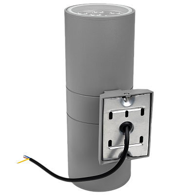 Светильник светодиодный фасадный PWL-300110/30D 2x12w 6500K GR IP65
