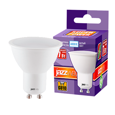 Лампа светодиодная PLED- SP GU10 7w 4000K 230/50 Jazzway