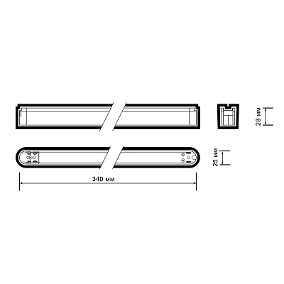Блок питания MTR16 DRIVER DIM 200W 40V BL IP20
