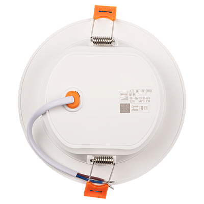 Cветильник светодиодный встраиваемый PLED DL7 10W 3000K WH IP54